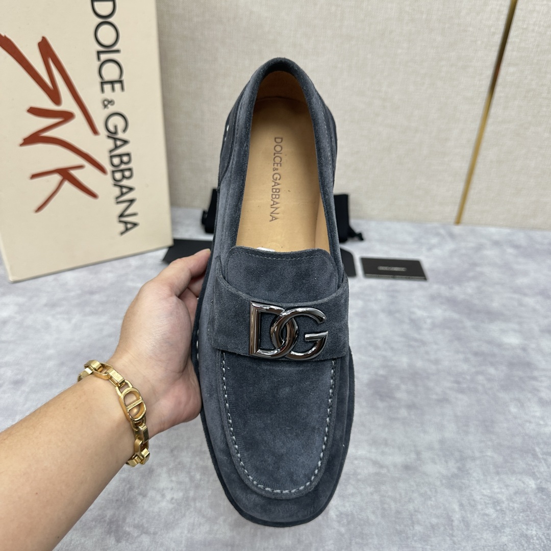 💋💍DG 家新品  牛皮莫卡辛鞋   官方  7,900  全新 New Florio 系列软质休闲乐福