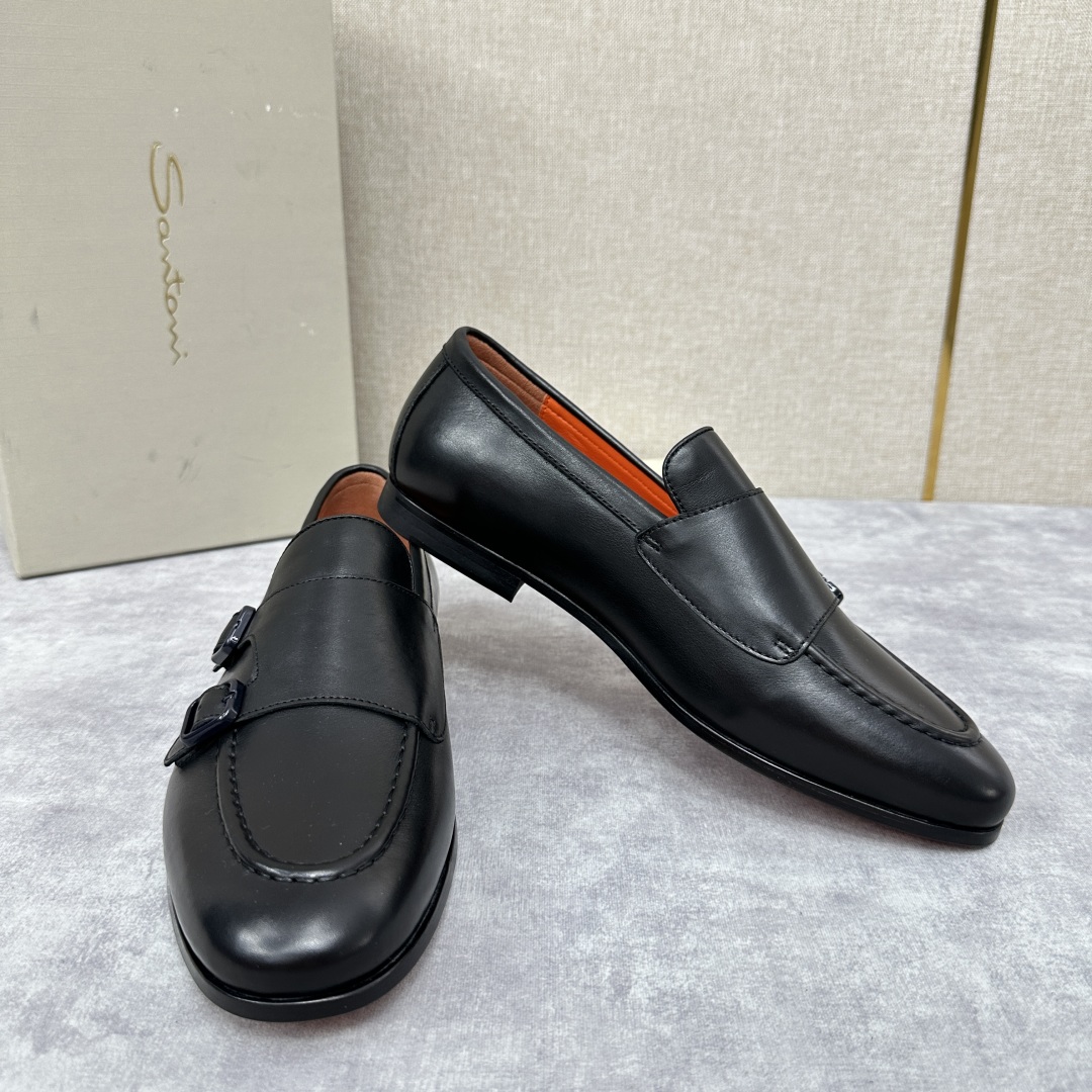 💋💍Santo*i (圣-东-尼）  男士新品  牛皮正装鞋皮鞋   意大利纯手工鞋履品牌的每一双鞋设计