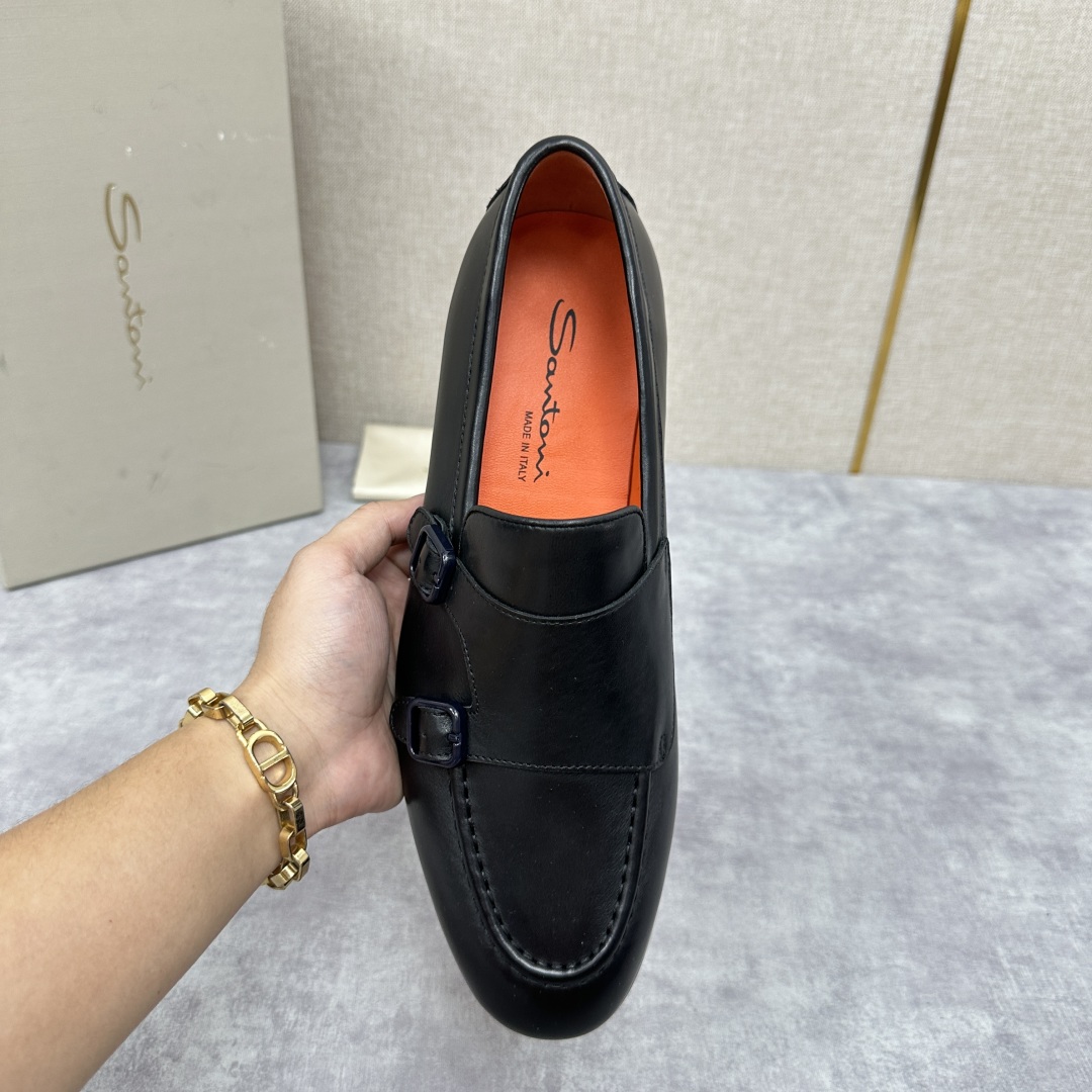 💋💍Santo*i (圣-东-尼）  男士新品  牛皮正装鞋皮鞋   意大利纯手工鞋履品牌的每一双鞋设计