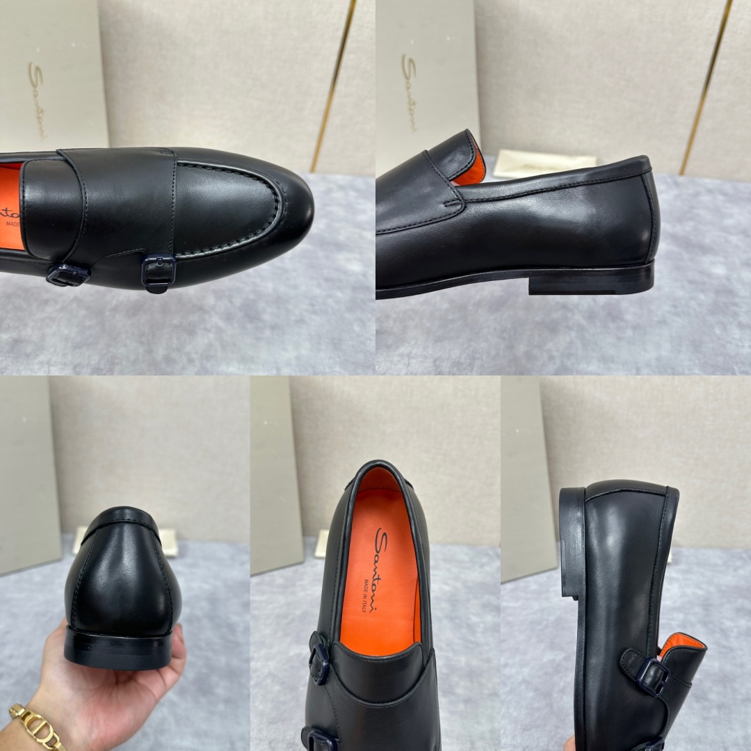 💋💍Santo*i (圣-东-尼）  男士新品  牛皮正装鞋皮鞋   意大利纯手工鞋履品牌的每一双鞋设计