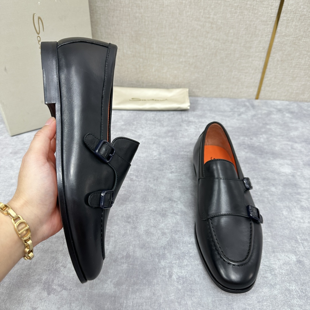 💋💍Santo*i (圣-东-尼）  男士新品  牛皮正装鞋皮鞋   意大利纯手工鞋履品牌的每一双鞋设计