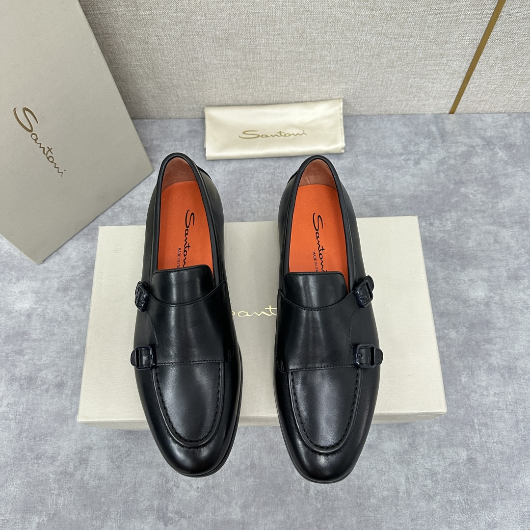 💋💍Santo*i (圣-东-尼）  男士新品  牛皮正装鞋皮鞋   意大利纯手工鞋履品牌的每一双鞋设计
