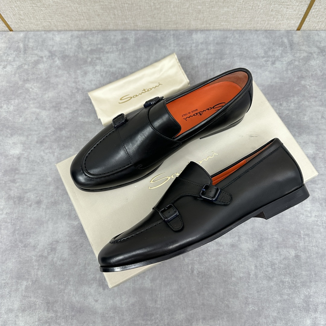 💋💍Santo*i (圣-东-尼）  男士新品  牛皮正装鞋皮鞋   意大利纯手工鞋履品牌的每一双鞋设计