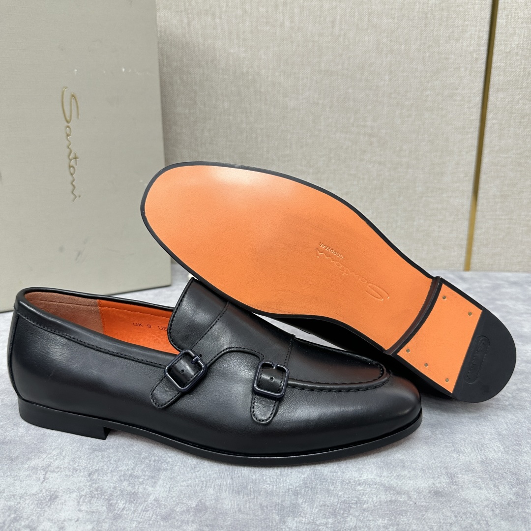 💋💍Santo*i (圣-东-尼）  男士新品  牛皮正装鞋皮鞋   意大利纯手工鞋履品牌的每一双鞋设计