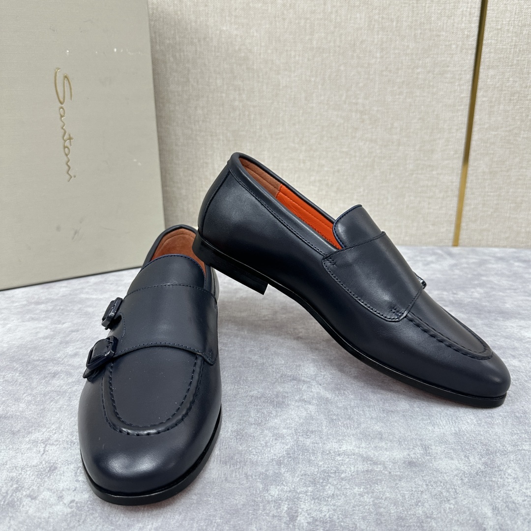 💋💍Santo*i (圣-东-尼) 男士新品 牛皮正装鞋皮鞋 意大利纯手工鞋履品牌的每一双鞋设计