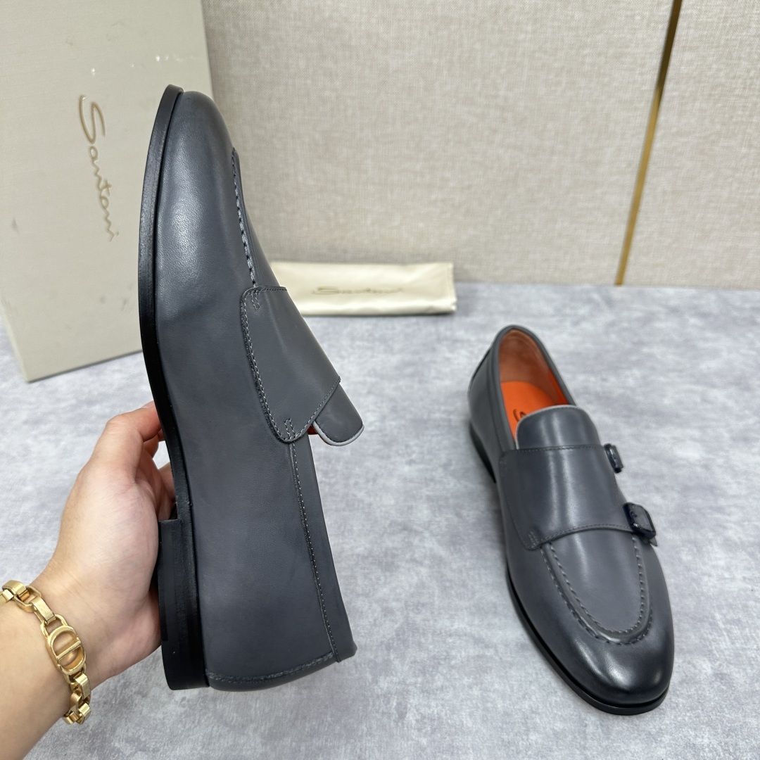 💋💍Santo*i (圣-东-尼) 男士新品 牛皮正装鞋皮鞋 意大利纯手工鞋履品牌的每一双鞋设计