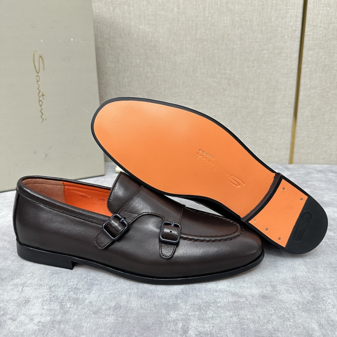 💋💍Santo*i (圣-东-尼) 男士新品 牛皮正装鞋皮鞋 意大利纯手工鞋履品牌的每一双鞋设计