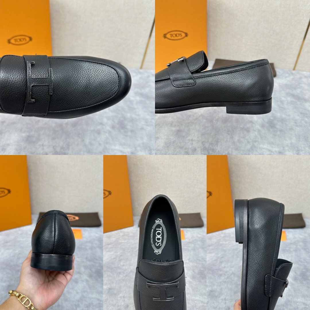 💋💍TOD*S 新品  托德-斯  皮革五金扣乐福鞋  官方   7,600   本款乐福鞋以柔软荔枝纹