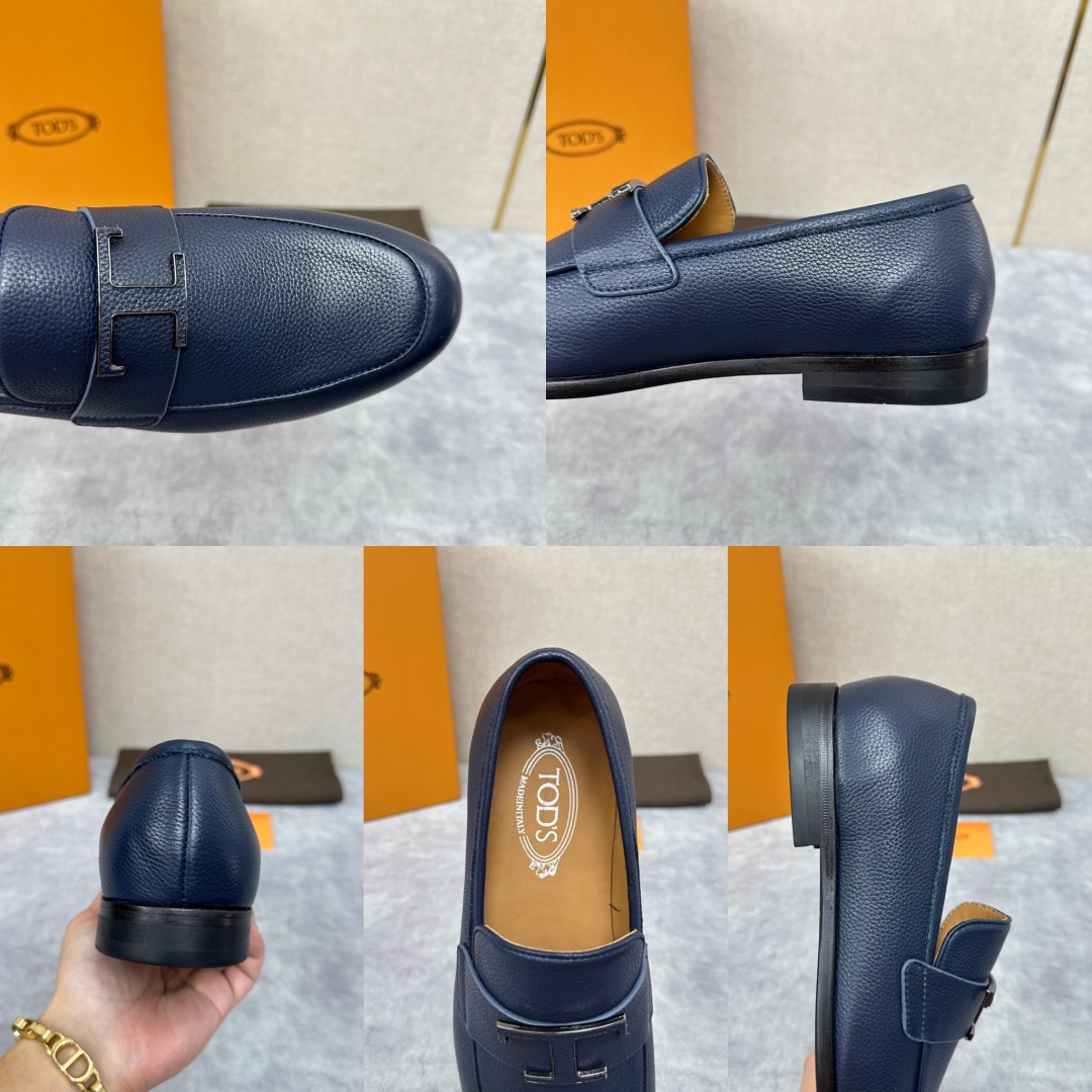 💋💍TOD*S 新品  托德-斯  皮革五金扣乐福鞋  官方   7,600   本款乐福鞋以柔软荔枝纹
