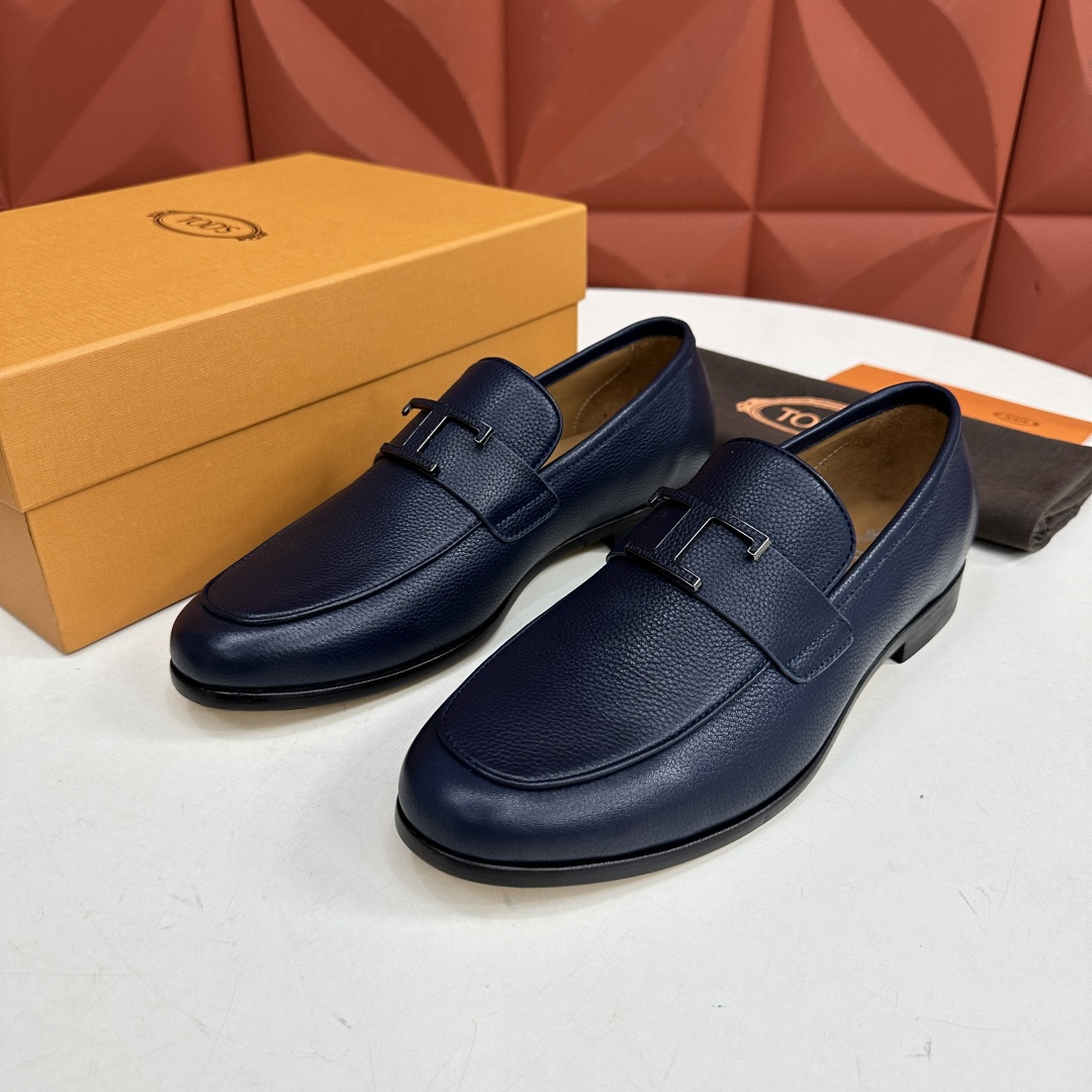 💋💍TOD*S 新品  托德-斯  皮革五金扣乐福鞋  官方   7,600   本款乐福鞋以柔软荔枝纹