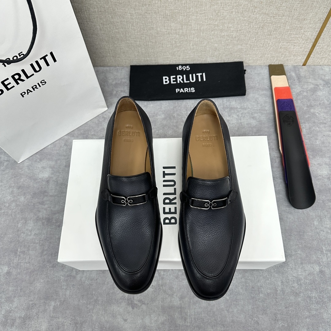💋💍Berlut*/布鲁提 手工精品男士正装皮鞋 专柜同步火热款Andy乐福皮鞋 成功人士标配 独具