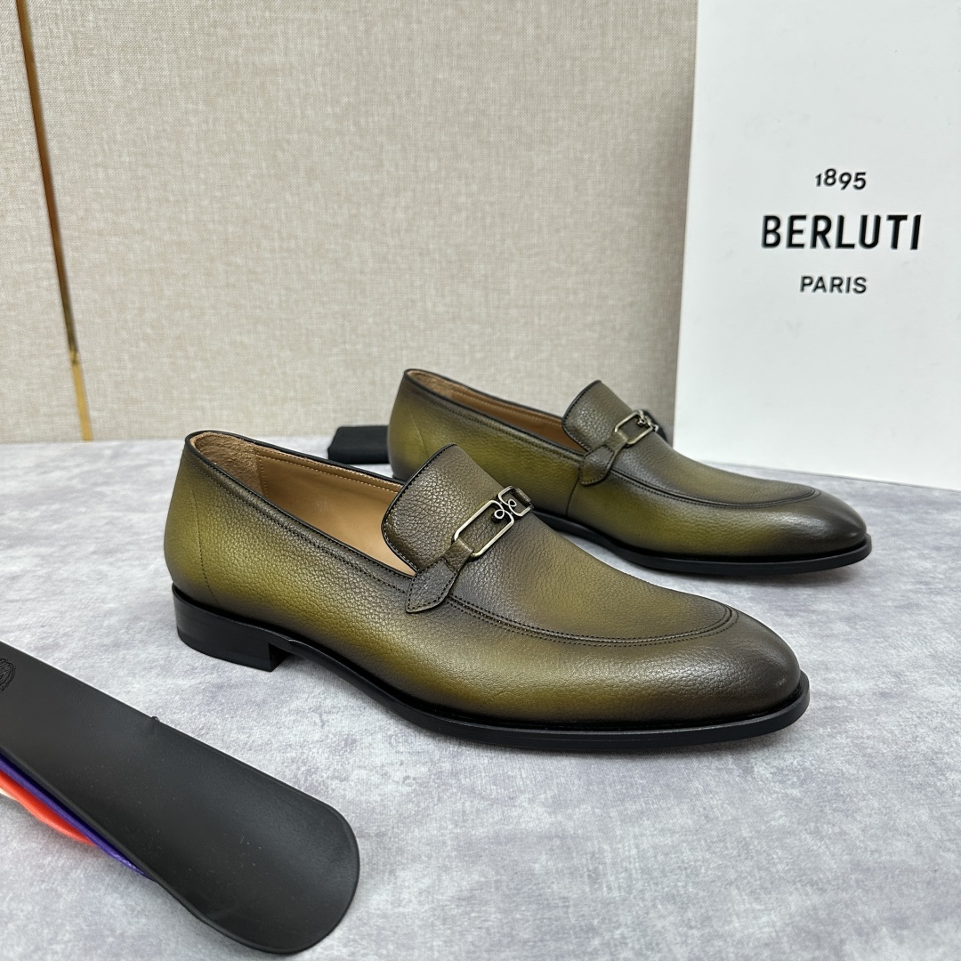 💋💍Berlut*/布鲁提 手工精品男士正装皮鞋 专柜同步火热款Andy乐福皮鞋 成功人士标配 独具