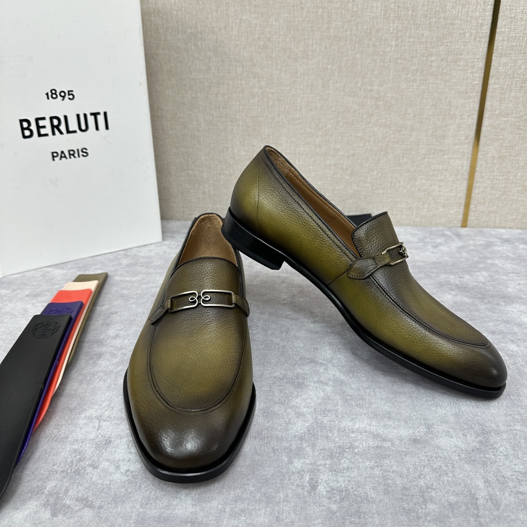 💋💍Berlut*/布鲁提 手工精品男士正装皮鞋 专柜同步火热款Andy乐福皮鞋 成功人士标配 独具
