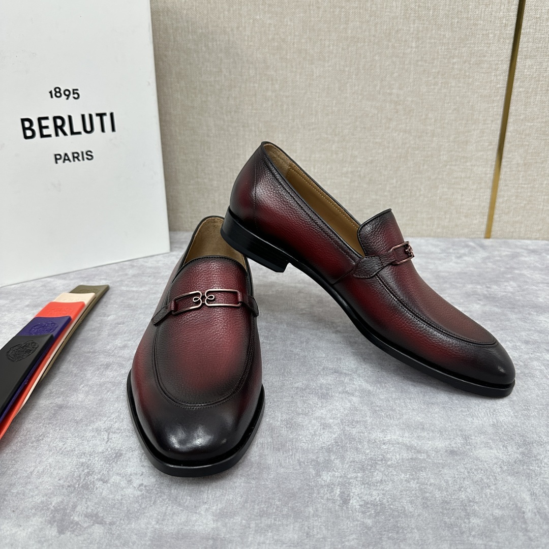 💋💍Berlut*/布鲁提 手工精品男士正装皮鞋 专柜同步火热款Andy乐福皮鞋 成功人士标配 独具