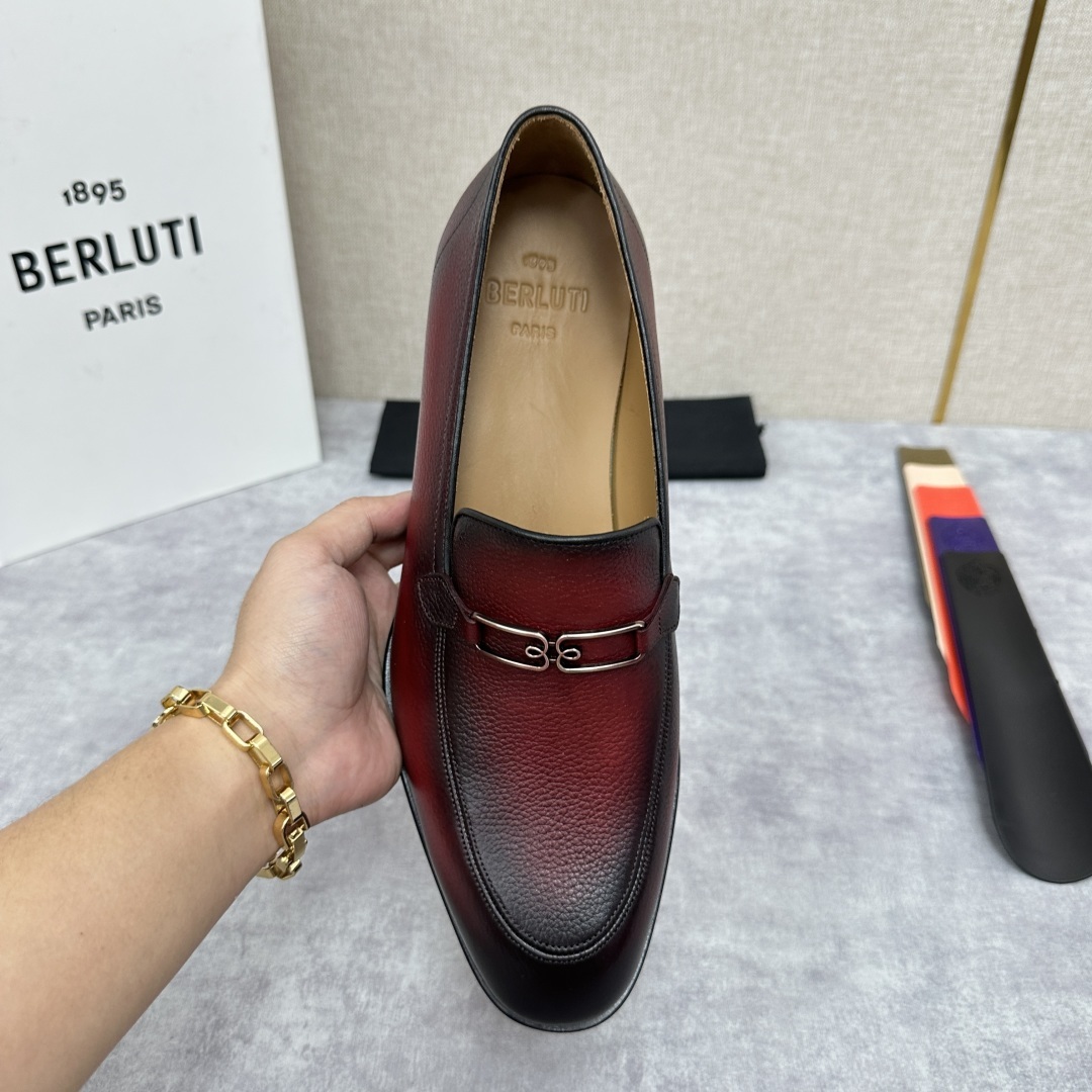 💋💍Berlut*/布鲁提 手工精品男士正装皮鞋 专柜同步火热款Andy乐福皮鞋 成功人士标配 独具