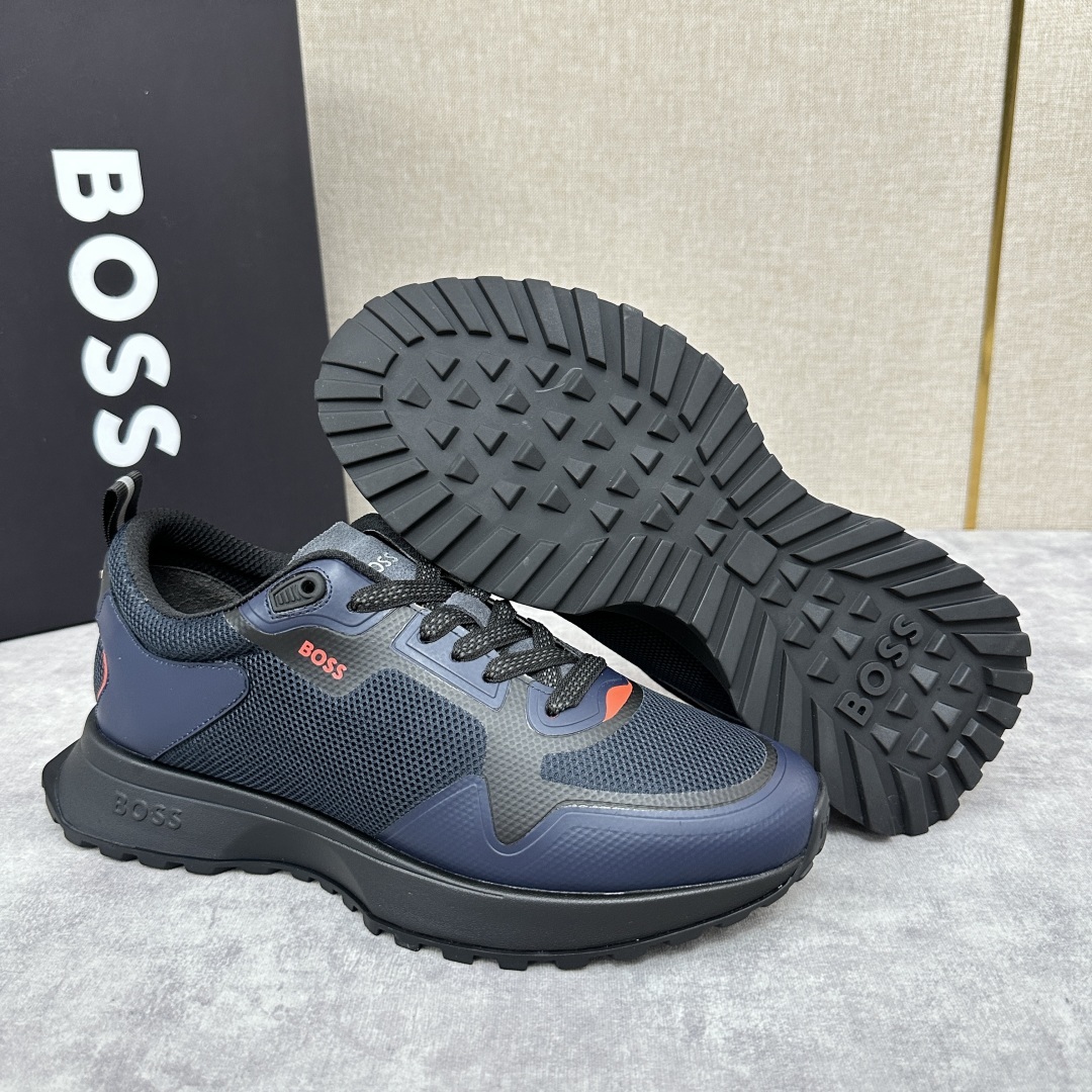 💋💍BOSS 男士新款•网面皮革拼接运动鞋上新 HUGO BOS* 家这双网面运动鞋,真的把