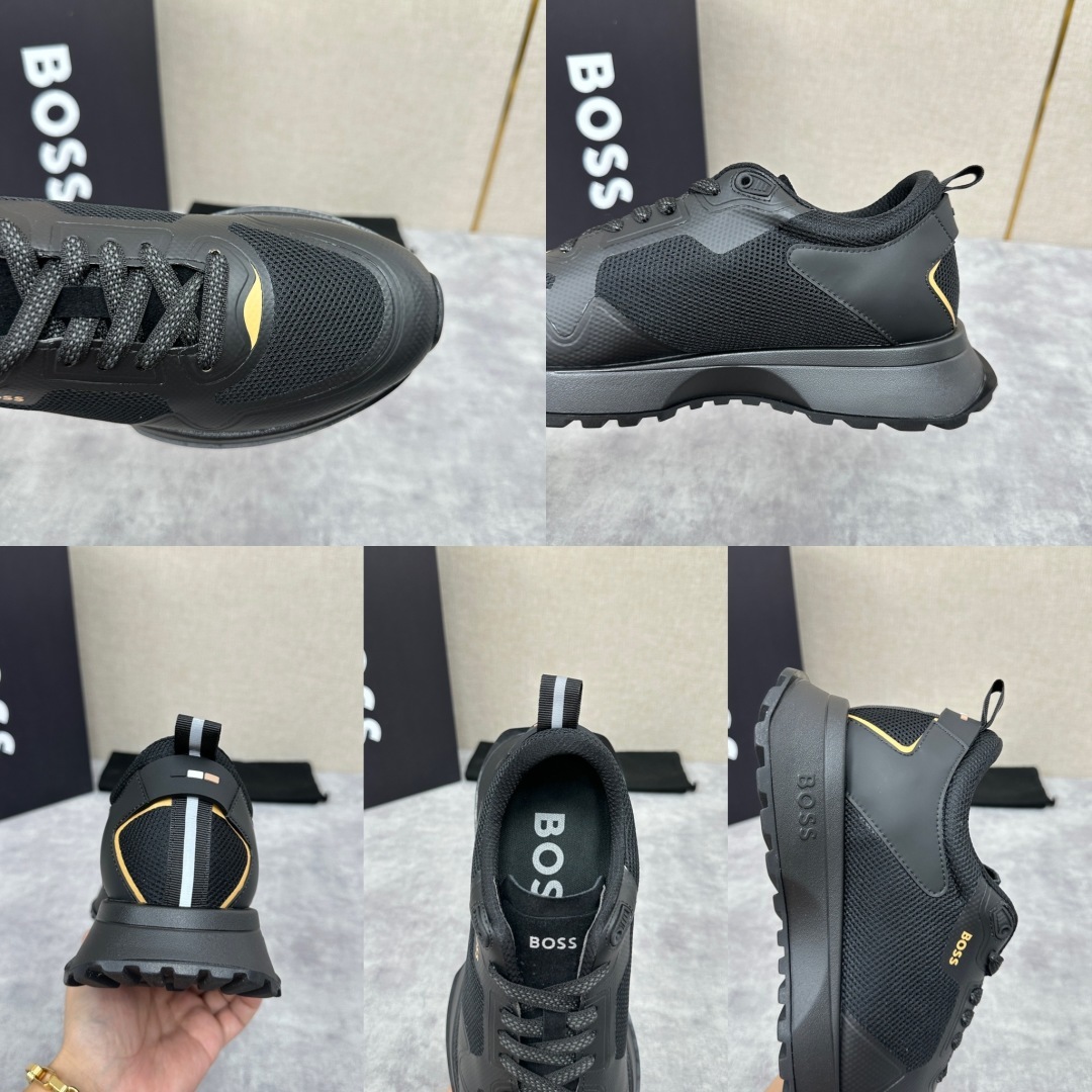 💋💍BOSS 男士新款•网面皮革拼接运动鞋上新 HUGO BOS* 家这双网面运动鞋,真的把