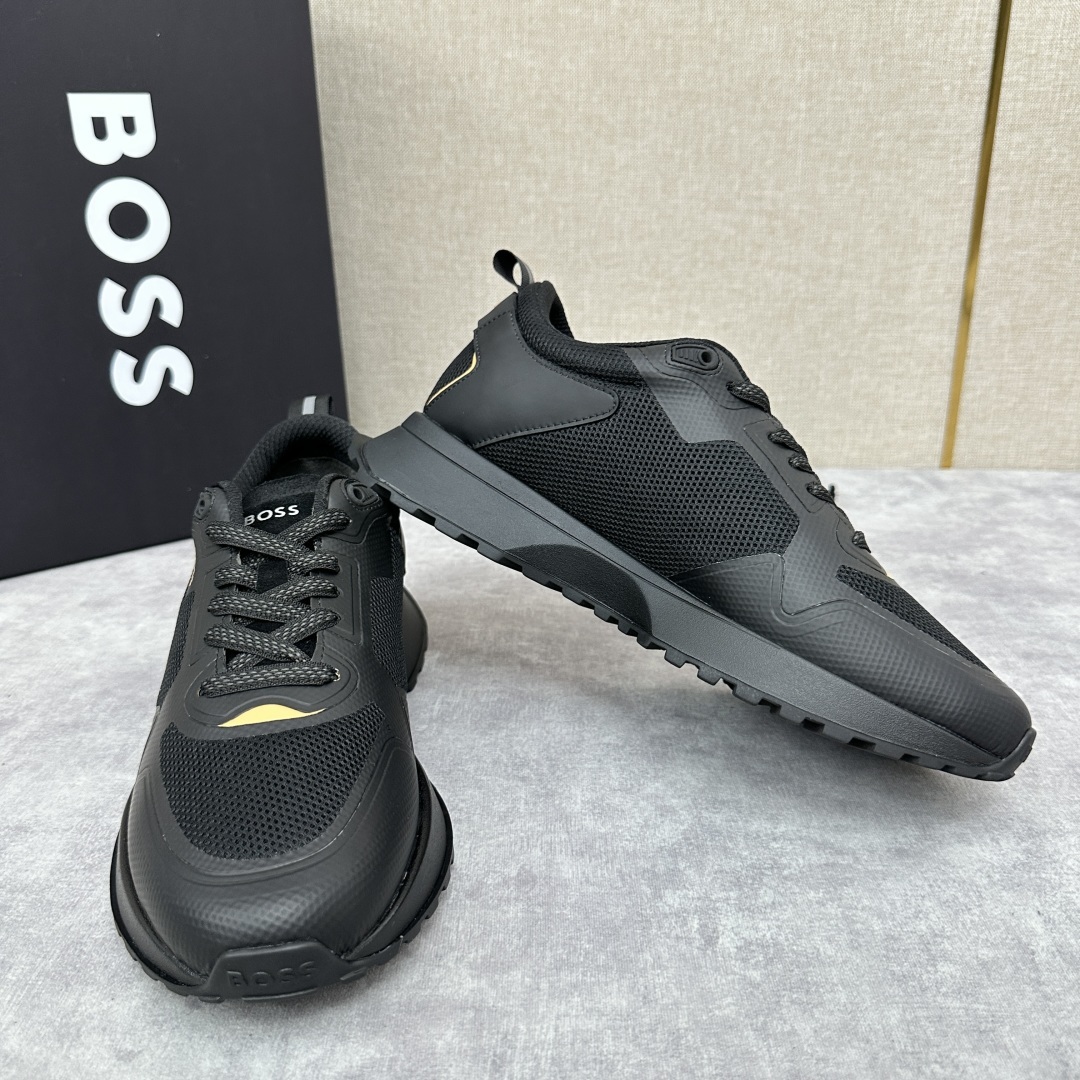 💋💍BOSS 男士新款•网面皮革拼接运动鞋上新 HUGO BOS* 家这双网面运动鞋,真的把