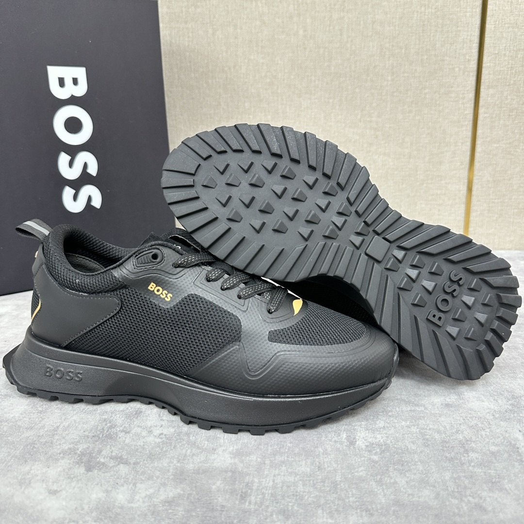 💋💍BOSS 男士新款•网面皮革拼接运动鞋上新 HUGO BOS* 家这双网面运动鞋,真的把