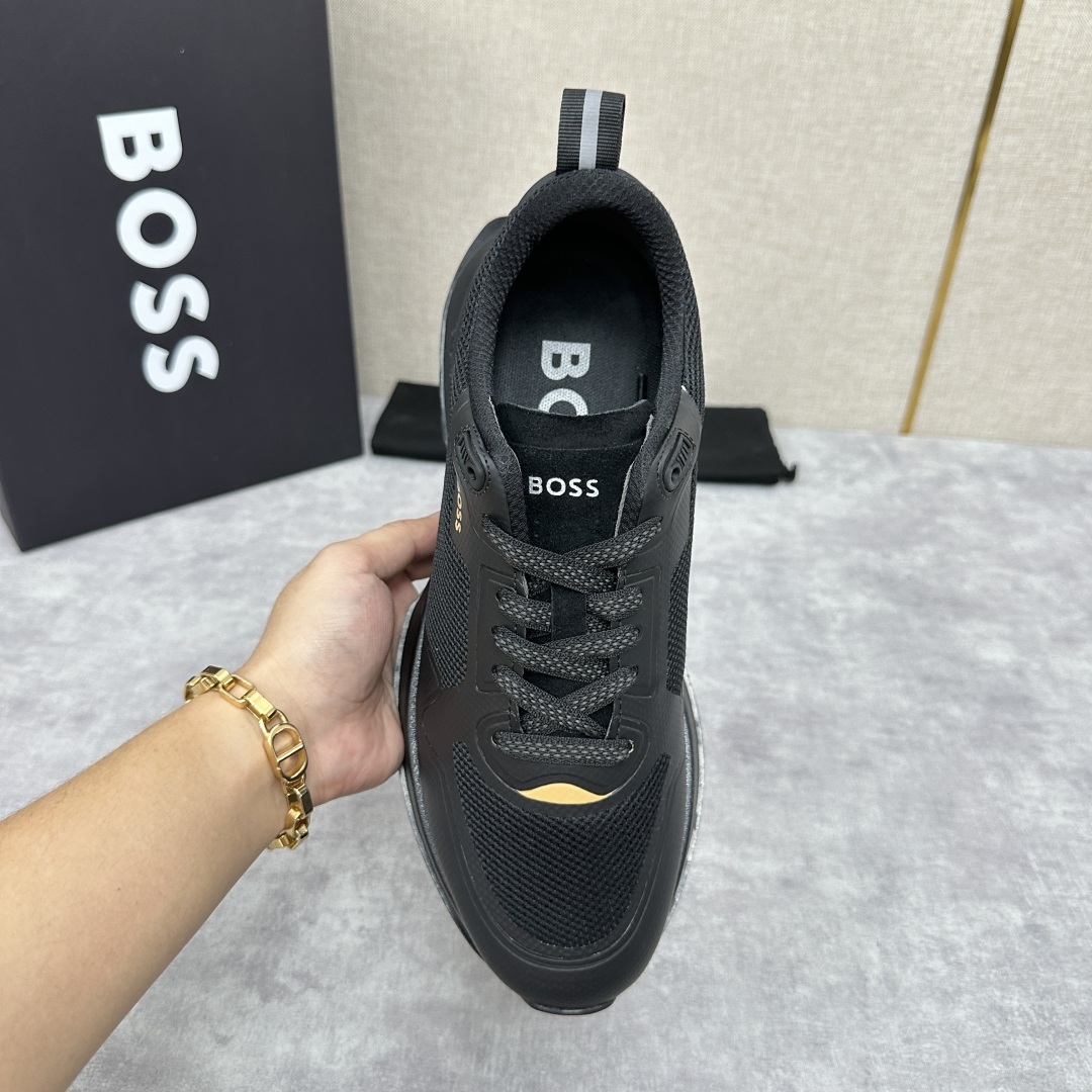 💋💍BOSS 男士新款•网面皮革拼接运动鞋上新 HUGO BOS* 家这双网面运动鞋,真的把