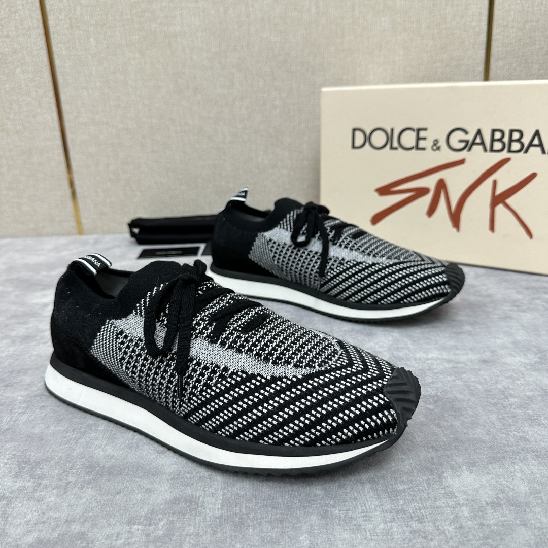 💋💍DG 家新品 Dolce &Gabban* 杜嘉~班纳 Cushion 拼接材质休闲运动鞋