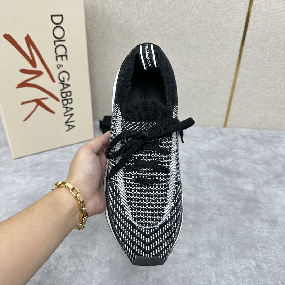 💋💍DG 家新品 Dolce &Gabban* 杜嘉~班纳 Cushion 拼接材质休闲运动鞋