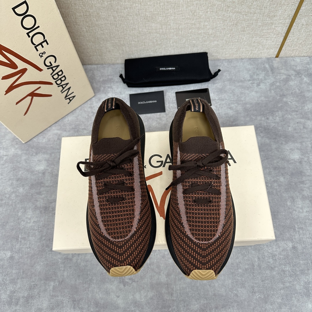 💋💍DG 家新品   Dolce &Gabban*  杜嘉～班纳  Cushion 拼接材质休闲运动鞋 
