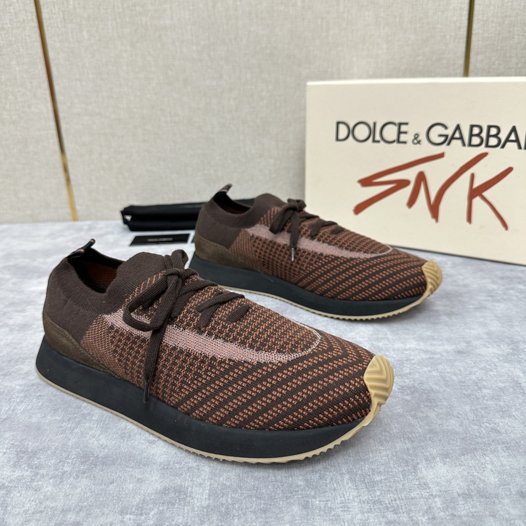 💋💍DG 家新品   Dolce &Gabban*  杜嘉～班纳  Cushion 拼接材质休闲运动鞋 