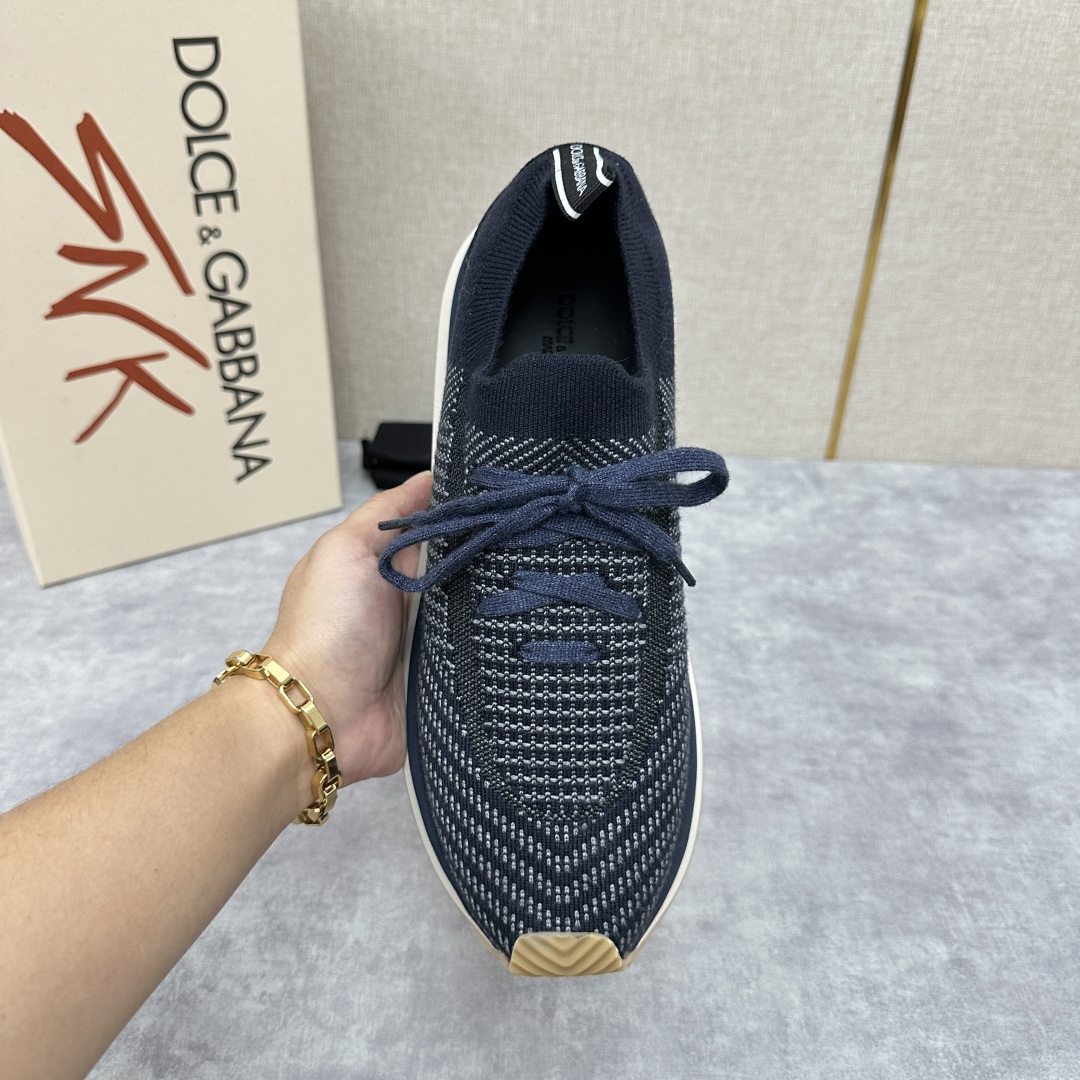 💋💍DG 家新品   Dolce &Gabban*  杜嘉～班纳  Cushion 拼接材质休闲运动鞋 