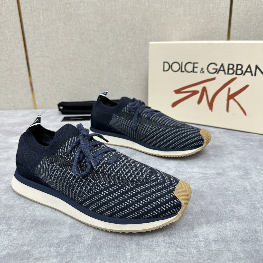 💋💍DG 家新品   Dolce &Gabban*  杜嘉～班纳  Cushion 拼接材质休闲运动鞋 