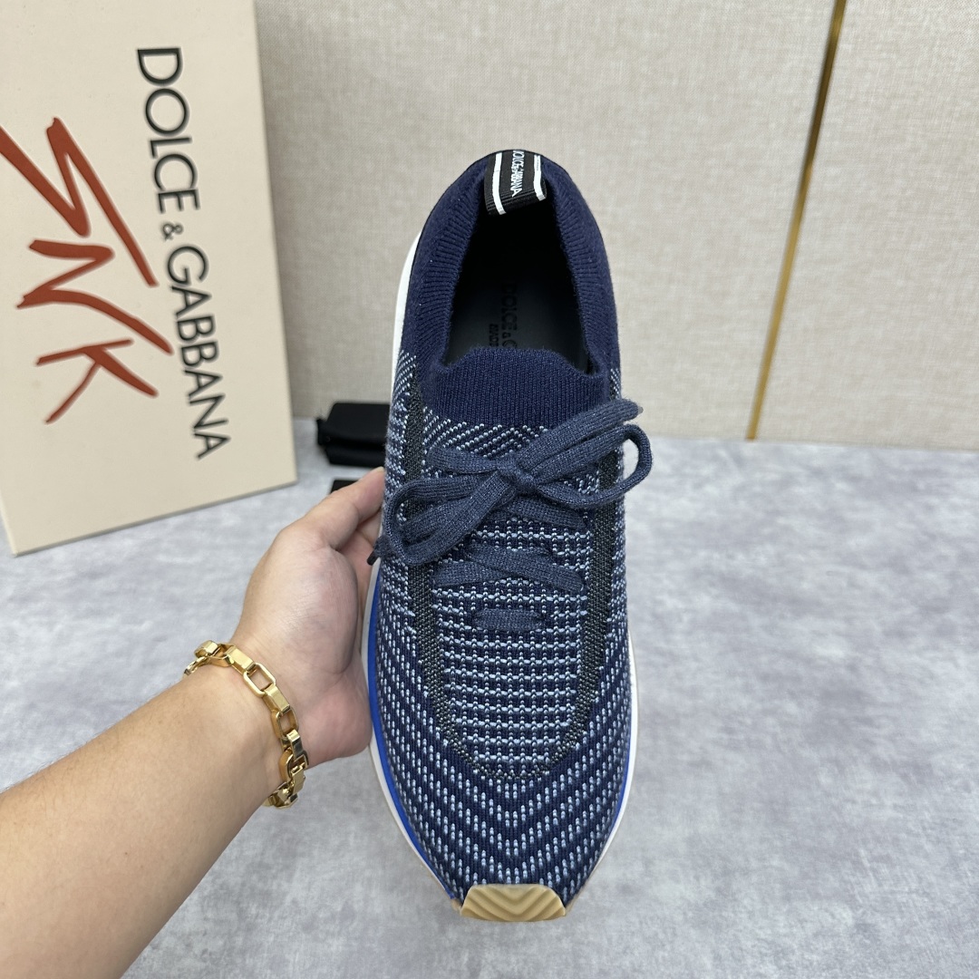 💋💍DG 家新品   Dolce &Gabban*  杜嘉～班纳  Cushion 拼接材质休闲运动鞋 