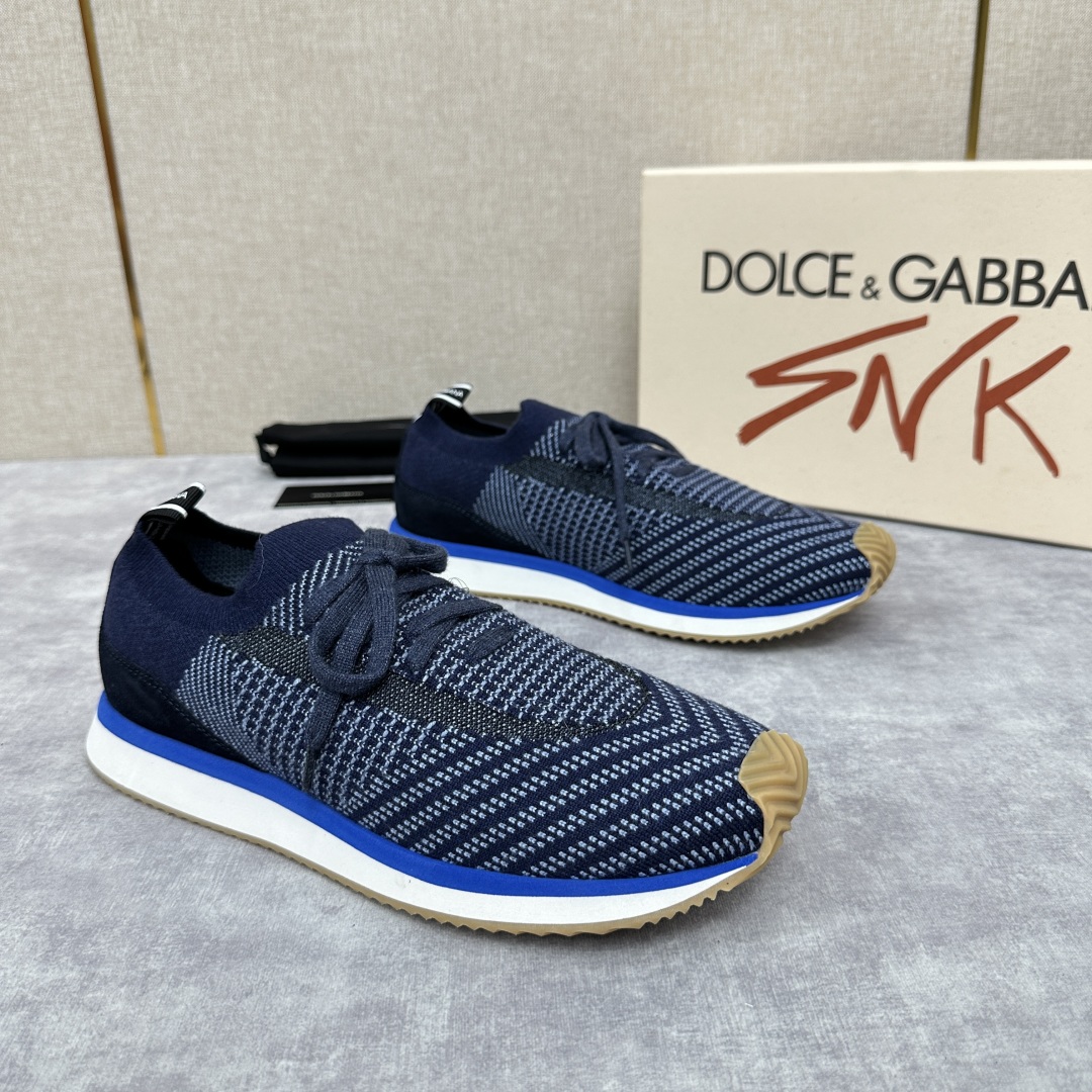 💋💍DG 家新品   Dolce &Gabban*  杜嘉～班纳  Cushion 拼接材质休闲运动鞋 