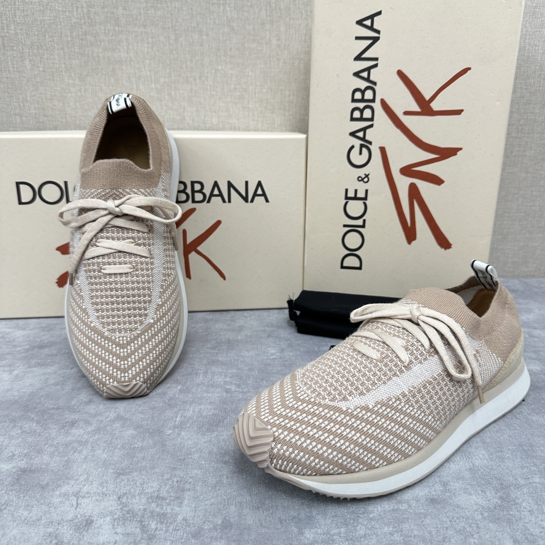 💋💍DG 家新品   Dolce &Gabban*  杜嘉～班纳  Cushion 拼接材质休闲运动鞋 