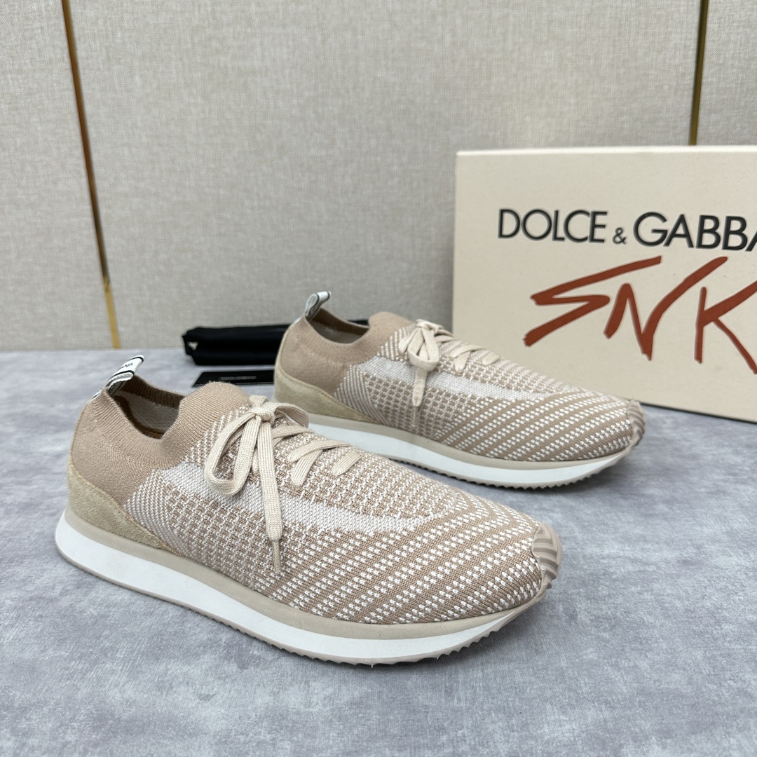 💋💍DG 家新品   Dolce &Gabban*  杜嘉～班纳  Cushion 拼接材质休闲运动鞋 