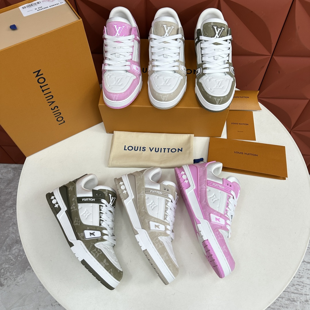 💋💍 L 家TRAINER 👫情侣👫运动鞋抢先发售  作为男装艺术总监 Virgi* Abloh 的挚爱