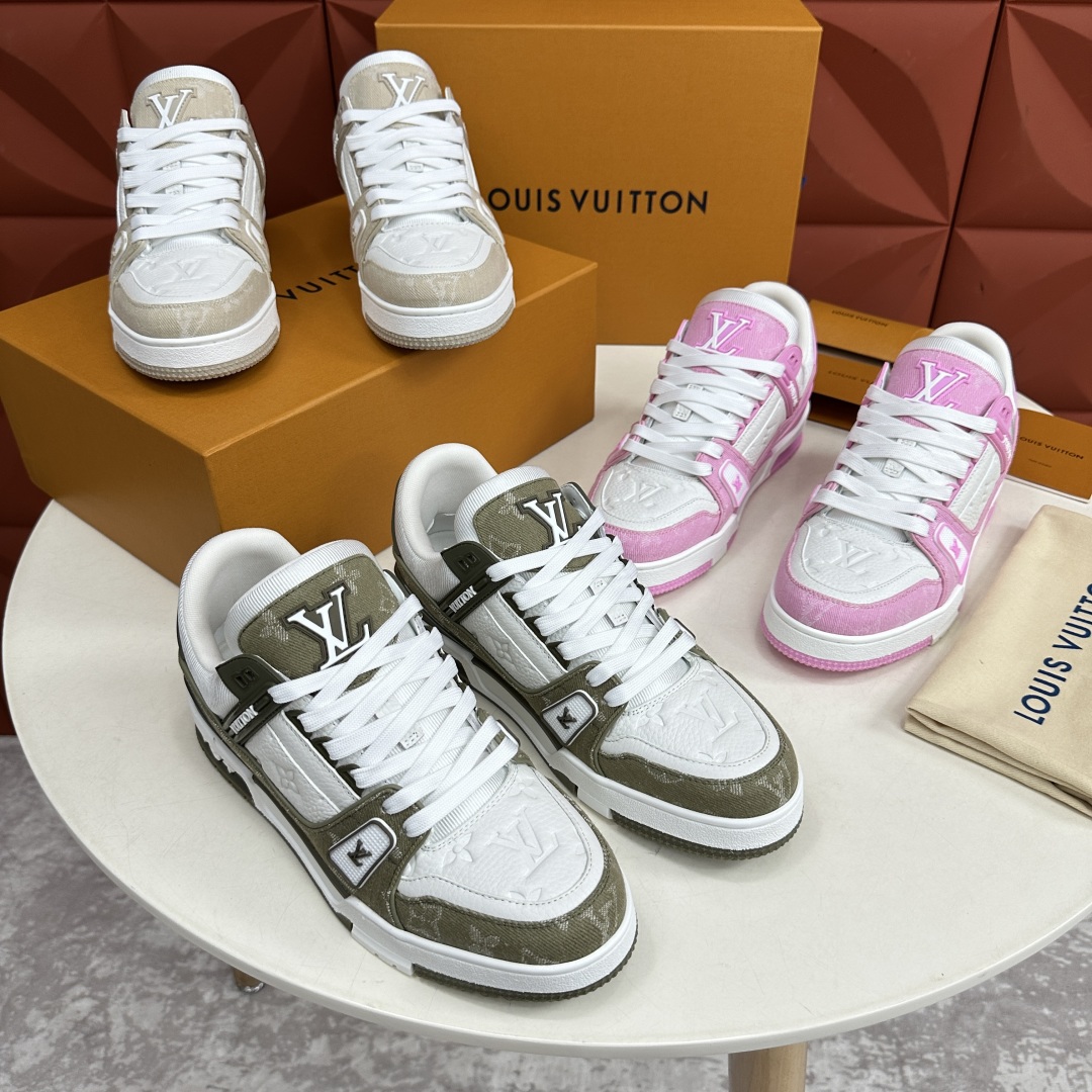 💋💍 L 家TRAINER 👫情侣👫运动鞋抢先发售  作为男装艺术总监 Virgi* Abloh 的挚爱