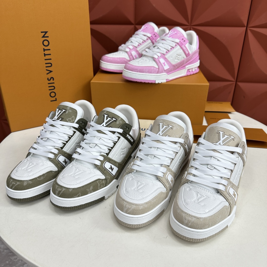 💋💍 L 家TRAINER 👫情侣👫运动鞋抢先发售  作为男装艺术总监 Virgi* Abloh 的挚爱