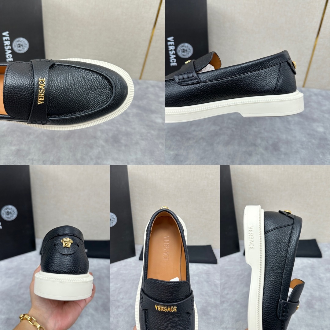 💋💍VS家新品 Versa* 范思-哲 意大利男士休闲乐福鞋上新🆕!这个意大利纯手工鞋履品牌的