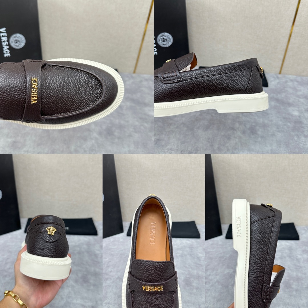 💋💍VS家新品   Versa*  范思-哲   意大利男士休闲乐福鞋上新🆕！这个意大利纯手工鞋履品牌的