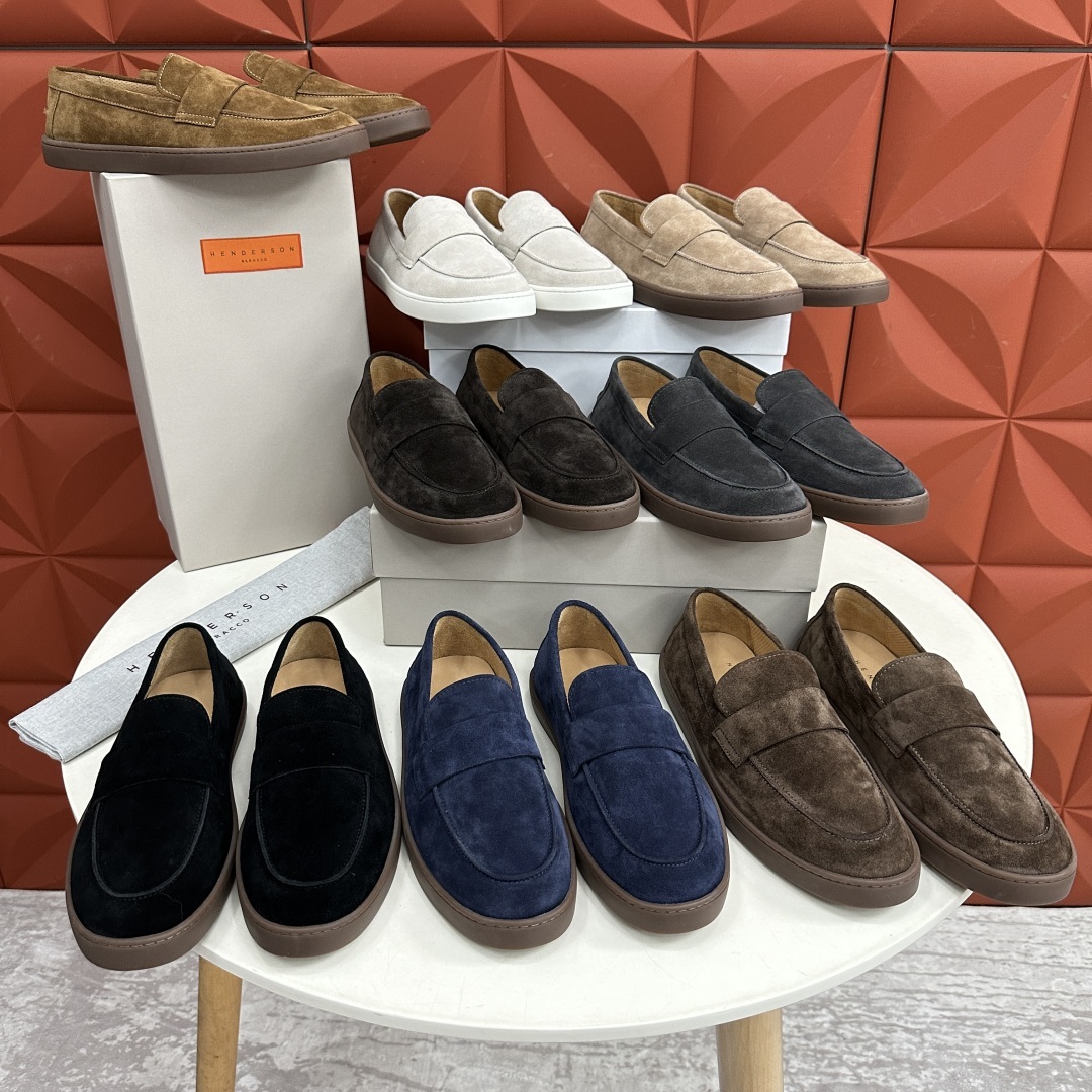 💋HDSN 家新品 Henderson Baracc* 新款休闲乐福鞋男鞋出货!以新材质和色彩演绎
