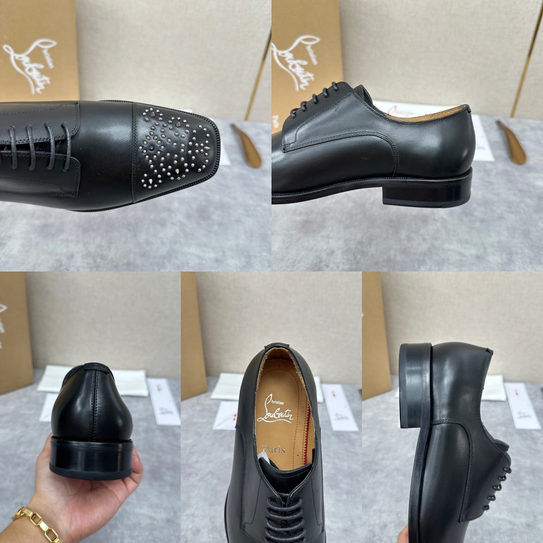 💋💍 CL 新品正装鞋皮鞋  Christia*  Loubouti*  红底鞋  最新推出此款牛津鞋 