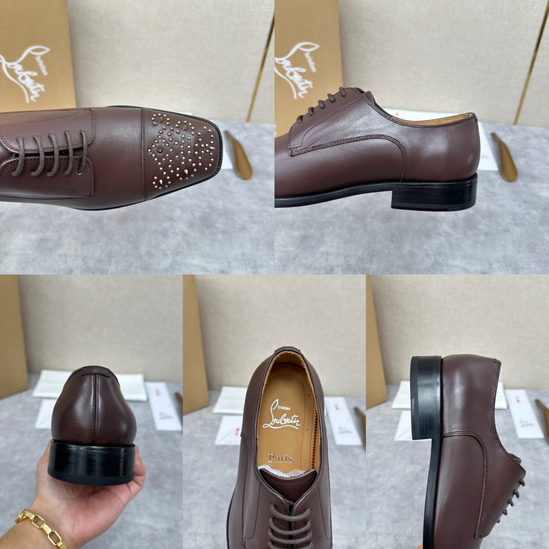 💋💍 CL 新品正装鞋皮鞋  Christia*  Loubouti*  红底鞋  最新推出此款牛津鞋 