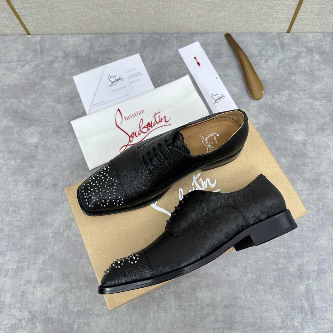 💋💍 CL 新品正装鞋皮鞋  Christia*  Loubouti*  红底鞋  最新推出此款牛津鞋 