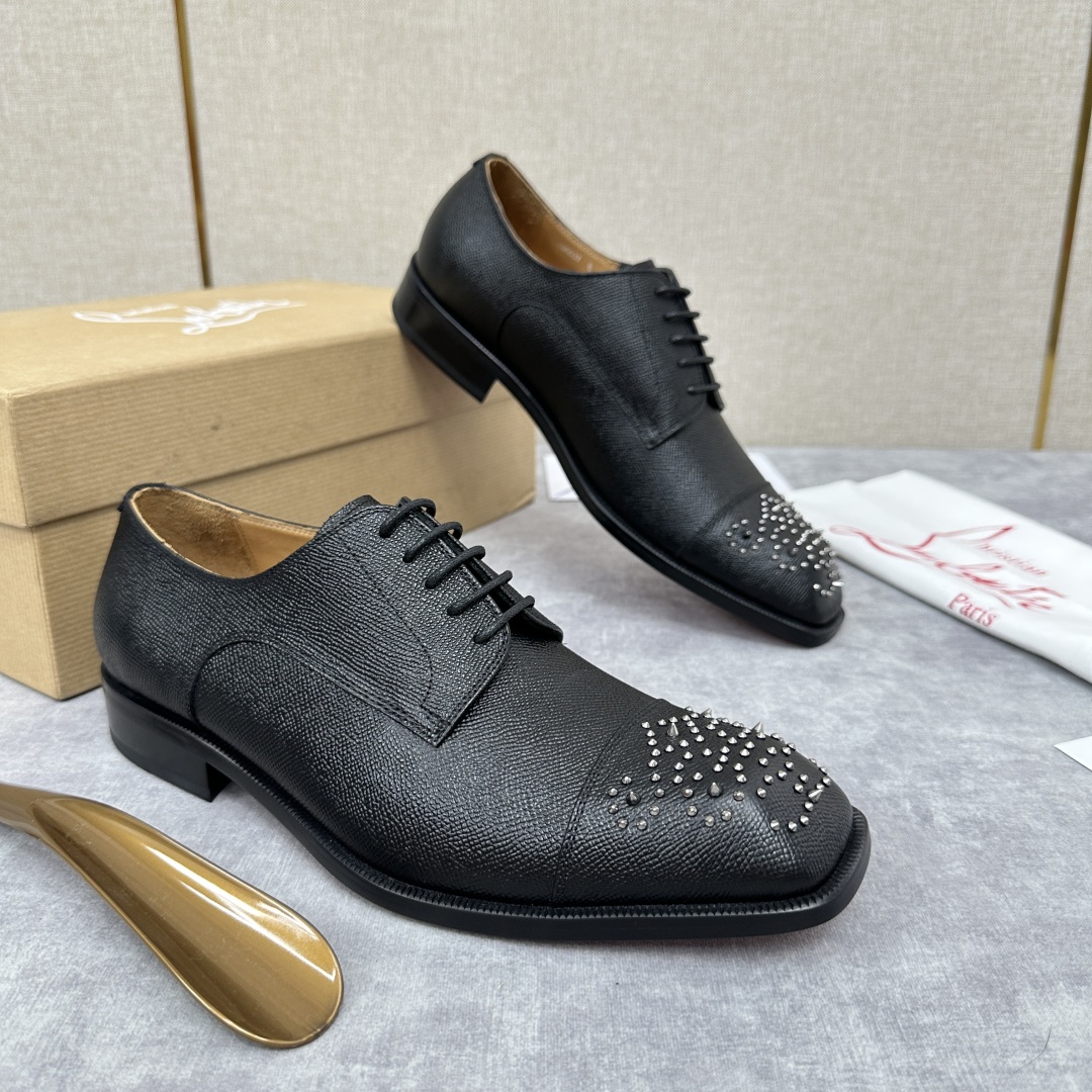 💋💍 CL 新品正装鞋皮鞋  Christia*  Loubouti*  红底鞋  最新推出此款牛津鞋 