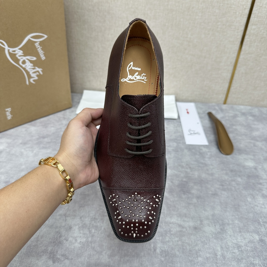 💋💍 CL 新品正装鞋皮鞋  Christia*  Loubouti*  红底鞋  最新推出此款牛津鞋 