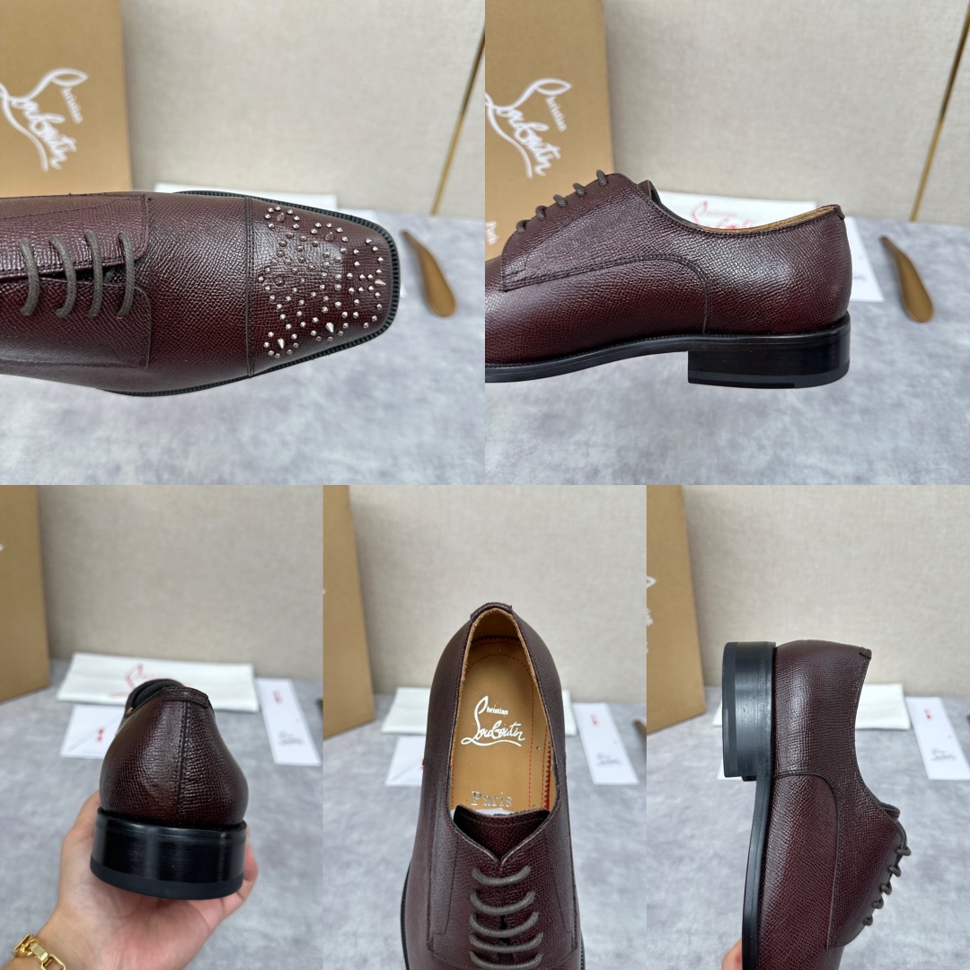 💋💍 CL 新品正装鞋皮鞋  Christia*  Loubouti*  红底鞋  最新推出此款牛津鞋 