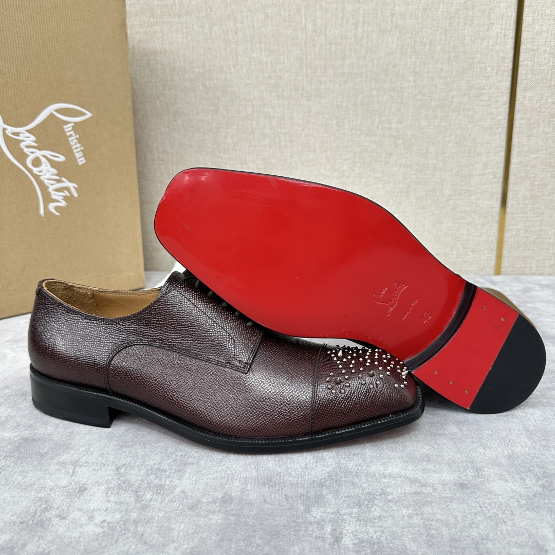 💋💍 CL 新品正装鞋皮鞋  Christia*  Loubouti*  红底鞋  最新推出此款牛津鞋 