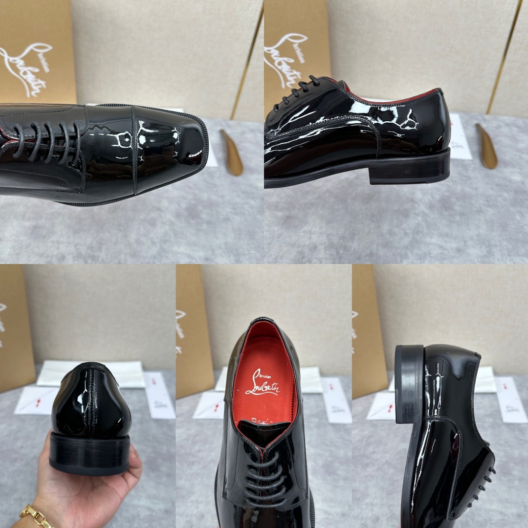 💋💍 CL 新品正装鞋皮鞋  Christia*  Loubouti*  红底鞋  最新推出此款牛津鞋 