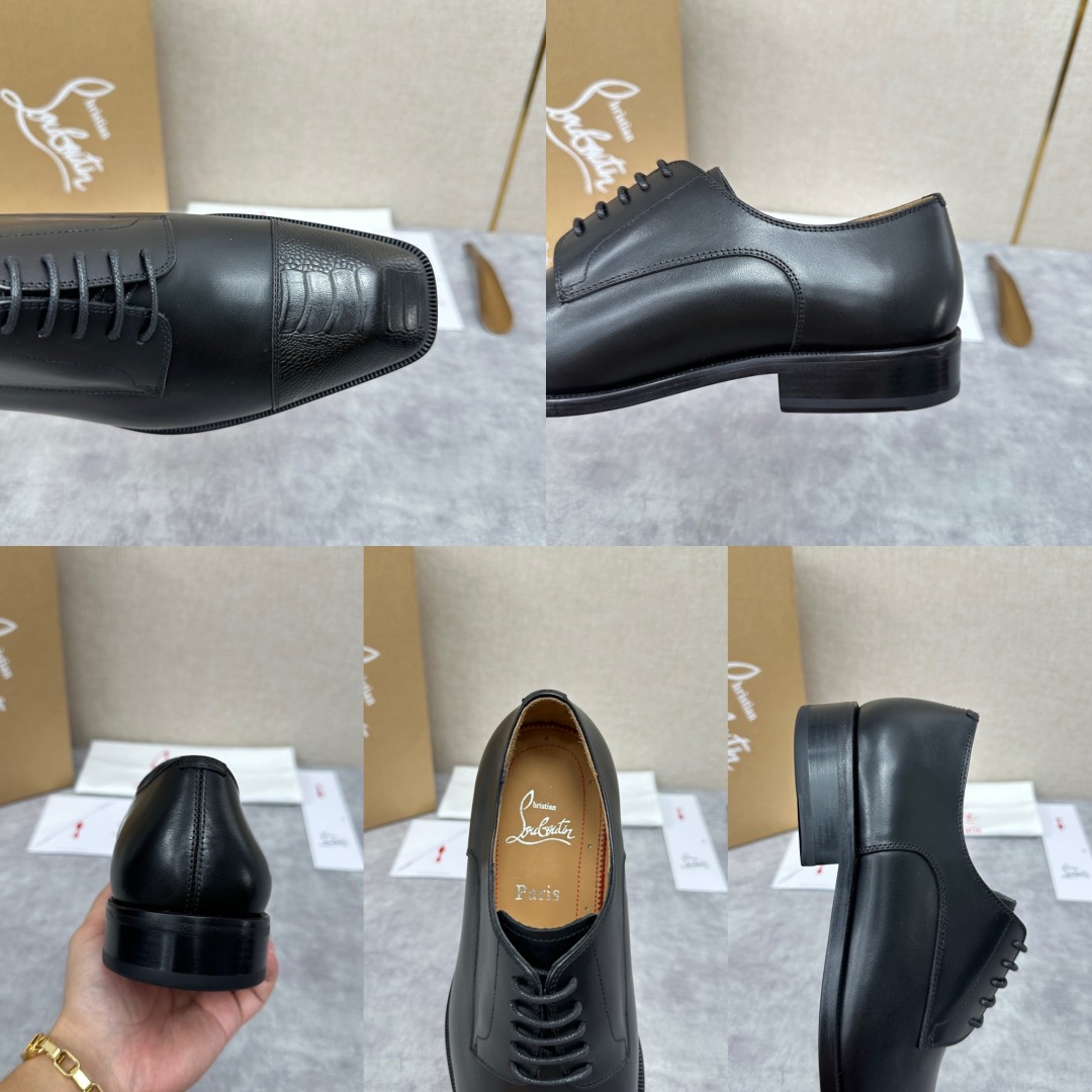 💋💍 CL 新品正装鞋皮鞋  Christia*  Loubouti*  红底鞋  最新推出此款牛津鞋 