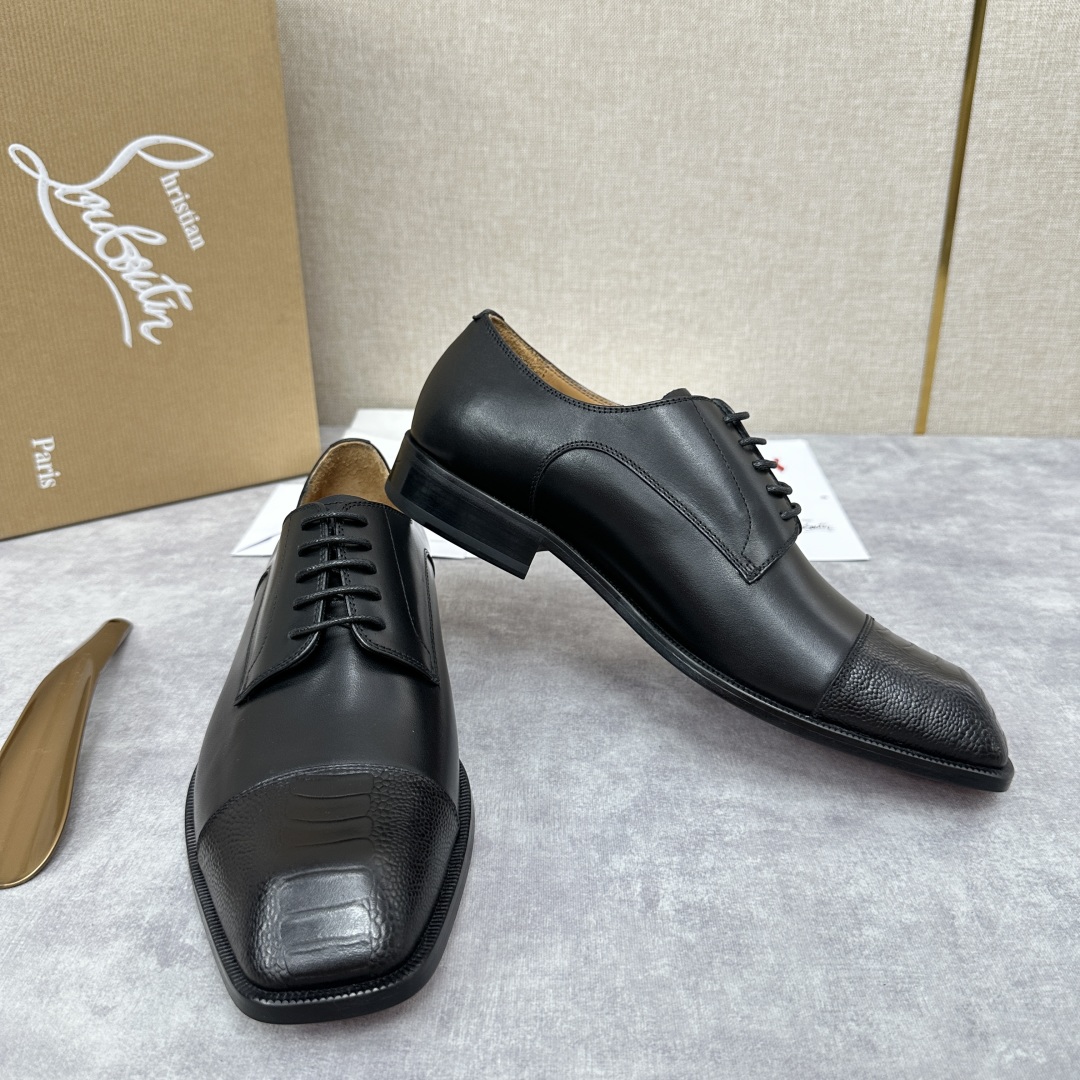💋💍 CL 新品正装鞋皮鞋  Christia*  Loubouti*  红底鞋  最新推出此款牛津鞋 
